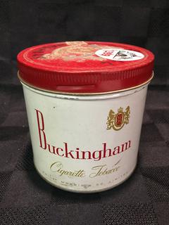 Buckingham Tobacco Tin.
