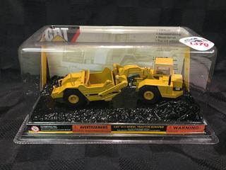 CAT 611 Wheel Tractor Scraper Die Cast Model, 1:64 Scale.