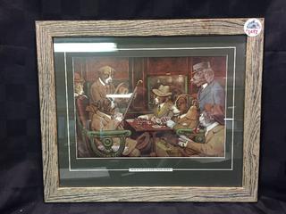 "His Station and Four Aces" Wall Hanging.