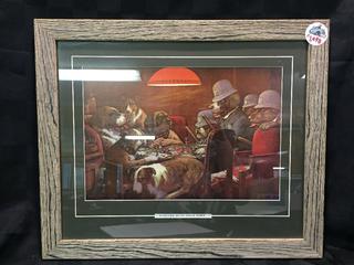 "Pinched With Four Aces" Wall Hanging.