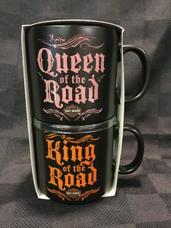 Harley Davidson His and Hers Mug Set.