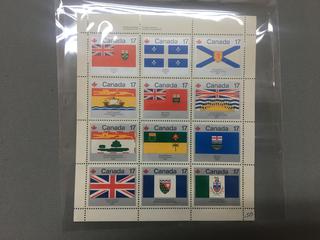1979 Canada Post Provence and Territories Stamp Collection.