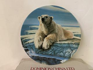Polar Bear Collector's Plate #5775B.
