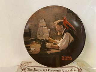The Ship Builder Collector's Plate #12894N.