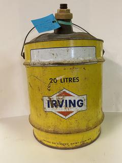 Irving 20L Vintage Oil Can.