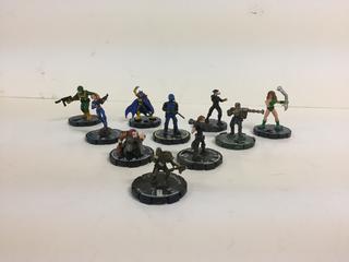 Assorted Heroclix Figures.