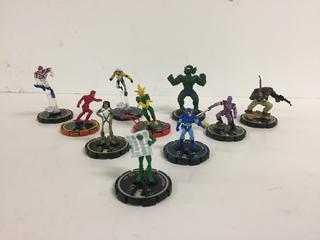 Assorted Heroclix Figures.