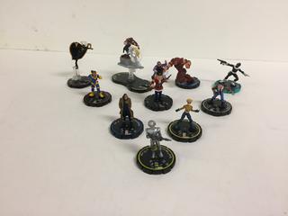 Assorted Heroclix Figures.