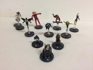 Assorted Heroclix Figures.
