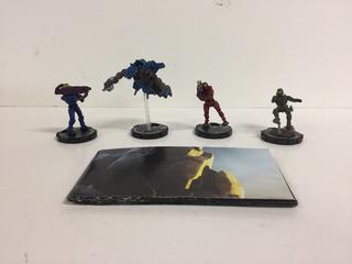 Assorted Heroclix Figures.