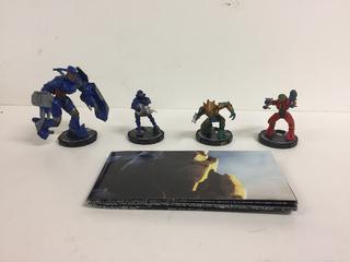 Assorted Heroclix Figures.
