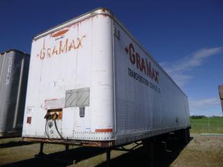 Trailmobile 49ft X 8ft5in T/A Van Trailer C/w Spring Susp And Side Susp. VIN 37914028008049