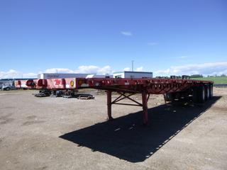 1991 Westline Mfg 48ft X 8ft6in Hiboy Trailer w/ Spring Susp. S/N 2WGF048R4MB000057 *Note: Holes In Deck, Unable To Verify Vin*