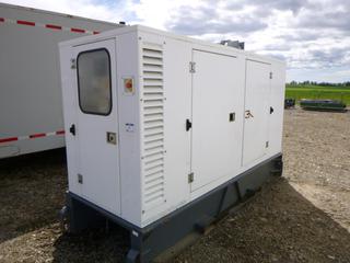 2011 Stamford 128kw 3-Phase Genset. SN 0279580/006.*Note: Missing Battery, Hole In Block, Missing Block Corner, Parts Only*