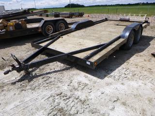 16ft X 6'10" T/A Car Hauler Trailer C/w Ball Hitch *Note: Unable To Verify Vin*