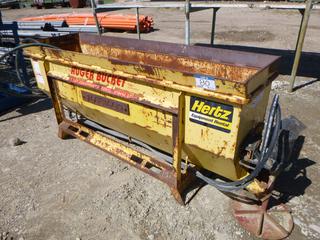Talet Equip Sanding Auger Bucket C/w Hydraulic Hook Up To Fit Skidsteer Or Compact Tractor. SN 10326104