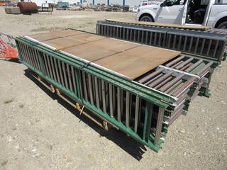 Qty Of (18) x 10 foot Roller Conveyors