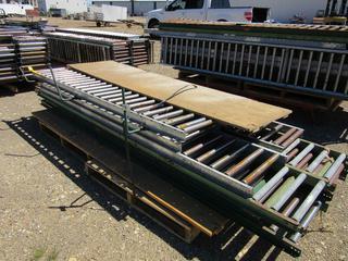 Qty Of (5) 10ft, (4) 7ft And (3) 8ft Roller Conveyors