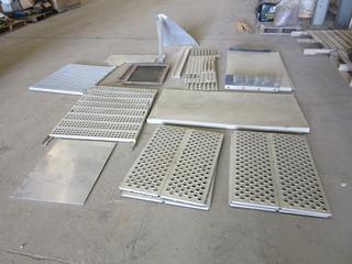 Qty Of Assorted Size Aluminum And Steel Deck Material