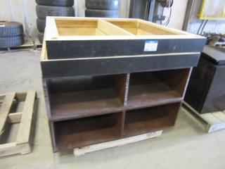 (2) 3'6" X 3'6" X 1' Storage Cabinets