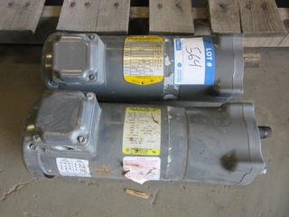 (2) Baldor GMP3530 1'1" X 5" 1/3hp 3-Phase 208-230/460V Ac Elctric Motors