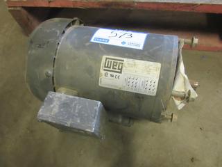 WEG D58C 1.5hp 3-Phase 208-230/480V Electric Motor