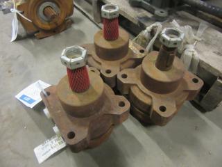 Qty Of (3) 8" X 4" Hydraulic Motors