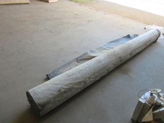 12' W Roll Of Black Tarpaulin