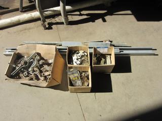 Qty Of (4) Boxes Of Steel Channels And Assorted Clamps