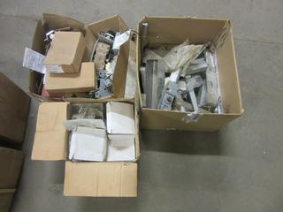 Qty Of Assorted Door Closers, Latches, Hinges And Misc Supplies