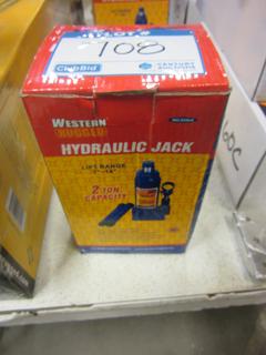 Western Rugged 7in-14in 2-Ton Hydraulic Jack 