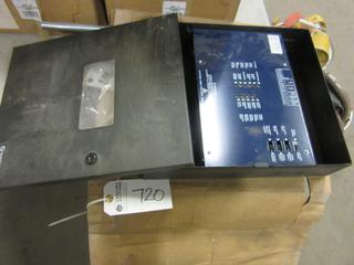 Honeywell Notifier Control Box w/ Control Panel For Fire Alarms And Supression