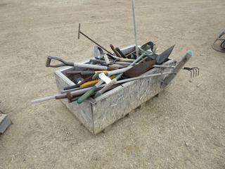 Qty Of Shovels, Brooms, Rakes And Augers