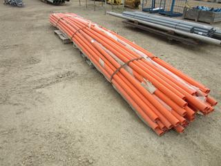 Qty Of 20ft 3.5"D Plastic Pipe