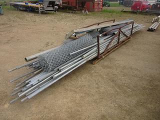 Qty Of Assorted Chain Link C/w Steel Rack