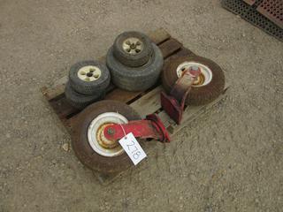 Qty Of (6) Assorted AG/Implement Wheels w/ Tires
