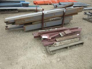 Qty Of Assorted Size Steel Beams And Brackets