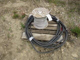 Qty Of Electrical Wire And 84'-8Gauge Reel Of Wire