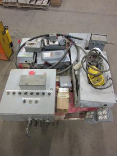 Qty Of Assorted Electrical Panels And Breaker Boxes