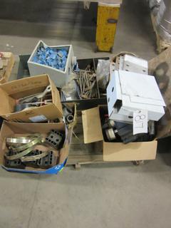 Qty Of Assorted Parts, Pins, Plates And Hinges