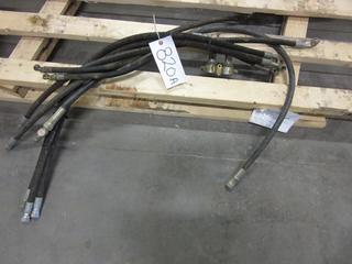 Qty Of Assorted Hydraulic Hoses