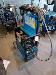 Millermatic 250X Wire Feeder On Cart For Mig c/w Roll of Mig Wire, Mig Gun, Ground & Power Cables. S/N# LA251197.