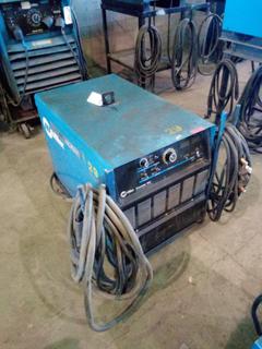 Miller Dimension 652 CC/CV Welder On Cart c/w Cables, Welding Lead.