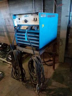 Miller SRH444 c/w Cables, Stinger w/Welding Lead On Stand. S/N CO 76473.