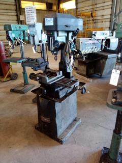 Kings Canada Drill Press PDM30 c/w Machine Vise. S/N JD 06121908.