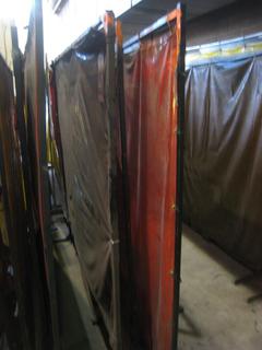 (5) Welding Screens & Stands (Marked Orange)