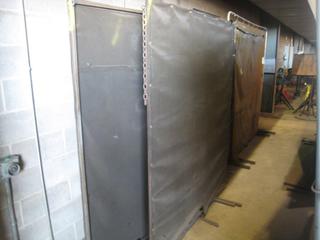 (3) Welding Screens (4) FrCanvas Firewalls (Marked Yellow)