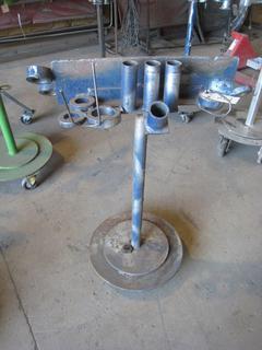 Rolling Pedestal Buffer/Grinder Stand.