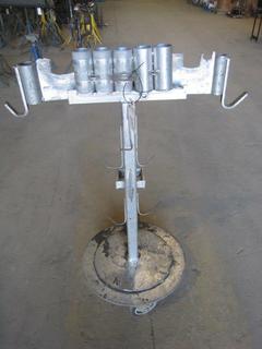 Rolling Pedestal Buffer/Grinder Stand.