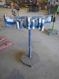 Rolling Pedestal Buffer/Grinder Stand.